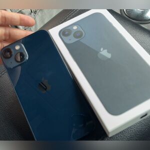 Apple iPhone 13 blue with Triple Camera and Matte Finish